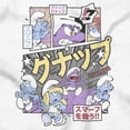 thumbnail image 2 of Purple Smurfs GNAP Manga Panel Women's T Shirt Ladies Tee Brisco Brands S, 2 of 5