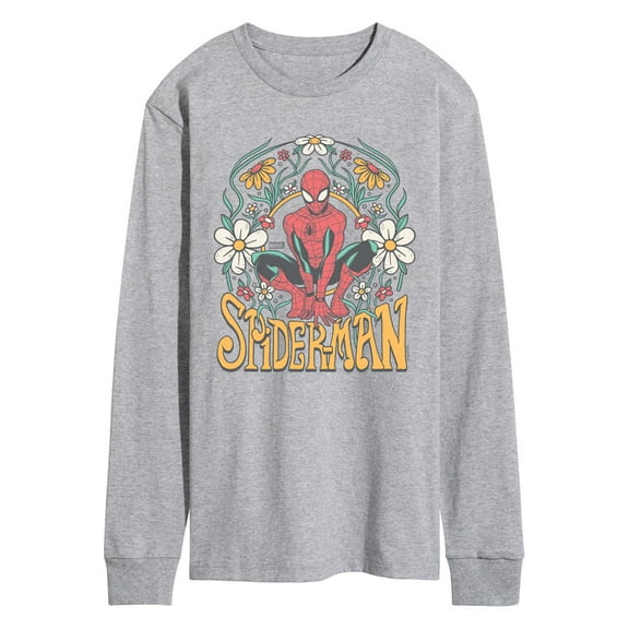 Marvel Spider-Man - Florals - Men's Long Sleeve Graphic T-Shirt
