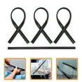 thumbnail image 3 of 4pcs Window Wiper Strip Replacement Wiper Blade Refill Wiper Rubber Blade Insert, 3 of 8
