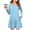 Light Blue, variant on YOUYEDIAN Dresses for Kids Girls Long Sleeve Fall Winter Dress Fashion Crew Neck A-Line Dress With Pockets Yellow 6-7 Years