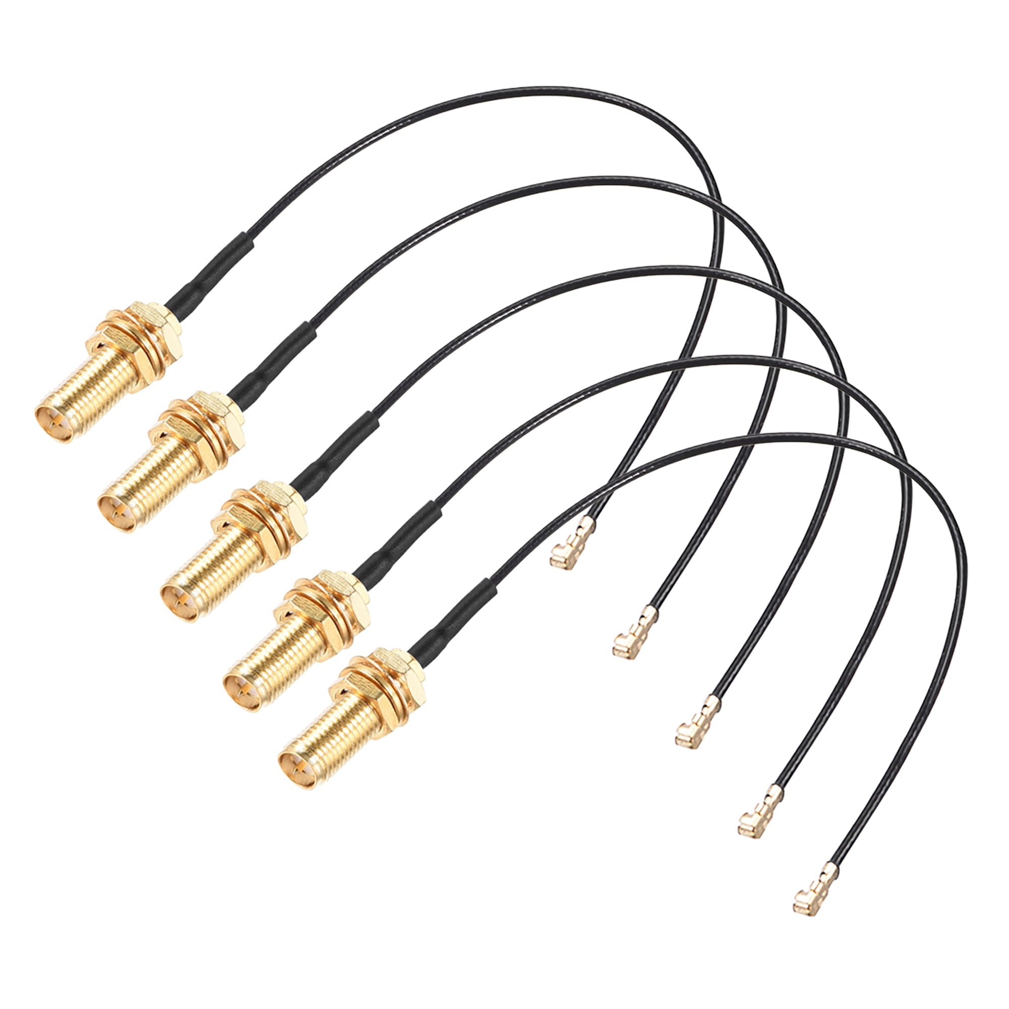 uxcell U.FL to N Female Flange Connector Pigtail Antenna Coaxial RG178 Cable,RF Coaxial Adapter Connector,4inch