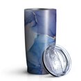 thumbnail image 2 of 20oz Tumbler with Lid and Straw Stainless Marble Steel Vacuum Insulated Water Coffee Tumbler Cup, Double Wall Vacuum Insulated Travel Mug Reusable Tumblers for Ice Drinks, Hot Beverage, 2 of 7