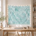 thumbnail image 5 of Marble Texture in Teal Aqua Watercolor, Calming Abstract for Boho Decor Lovers, Elegant Wall Art Decor, Birthday Gift, Tapestry Wall Hanging for Bedroom and Living Room, 5 of 7