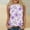 Purple, variant on HOMBOM Muscle Tank Tops for Women Light Blue Loose Fit Sleeveless Flowy Floral Crew Neck Blouse