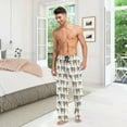 thumbnail image 6 of CROPD Pajama Pants Men Sleepwear Lounge Pants Pjs Bottoms with Pockets, 6 of 7