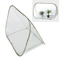 thumbnail image 1 of 90x52x62cm Foldable Thermal Insulation Mini Greenhouse Triangular Flower Greenhouse Transparent Light-transmitting Insulation Cover Flower Shed Packaging Size 35X35X2cm, 1 of 7