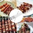 thumbnail image 3 of 10/20/30/Pcs Brochettes Réutilisables en Acier Inoxydable - Parfaites pour le Camping en Plein Air et les Fêtes de Grillades en Intérieur!, 3 of 7