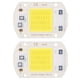 thumbnail image 1 of Fuente de luz LED COB de alto brillo, chip integrado, 6 x 4 cm, 110 V, 30 W, color blanco, 1 of 8