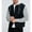 Black, variant on Men's Jean Jacket Hoodie Cotton Denim Long Sleeve Hybrid Hooded Trucker Jacket, Black, L
