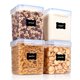 thumbnail image 4 of Bearachild Contenedor de alimentos de 4 Uds., caja de almacenamiento de alimentos de plástico de 2,5 l, contenedores de cocina, organizador de latas de Organizadores de utensilios de cocina Bearachild HA005546-00, 4 of 6