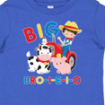 thumbnail image 4 of Inktastic Farmer Tractor EIEIO Big Bro Boys Baby T-Shirt, 4 of 5