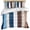 Multicolor, variant on 3 Piece Blue Brown Farmhouse Duvet Cover Set Twin Size, Microfiber Comforter/Quilt Cover with Corner Ties and 2 Pillowcases, Vintage Retro Wooden All Season Soft Bedding with Zipper Closure