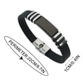 thumbnail image 3 of Fiudx Liquidación de ahorros de verano Pulsera negativa, pulsera de titanio para hombres, pulsera emite canales de energía corporativa negativa a la circulación, 3 of 6