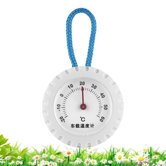Car Temperature Humidity Monitor, Digital Indoor Outdoor Thermometer for Home Garage