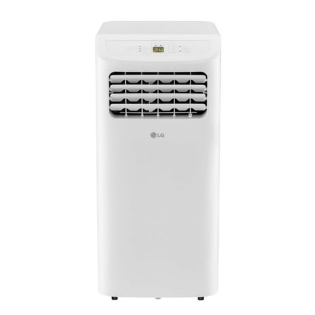 LG 6,000 BTU Portable Air Conditioner with Dehumidifier, LCD Remote, Cools 250 Sq. Ft, 3-in-1 AC, Fan, & Dehumidifier – Easy Setup & Washable Filter