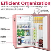 Frigidaire EFR376-C-PINK 3.2-Cu.ft. 65-Watt Retro Bar Refrigerator with Side Bottle Opener (Pink)