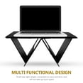 thumbnail image 3 of WRITWAA Travel Lap Desk Car Folding Table Plastic Black 1Pcs, 3 of 8