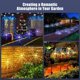 thumbnail image 4 of Luces solares para jardín DONGULI, 120 LED, 8 modos, impermeables, paquete de 6, 4 of 6