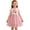 A Pink, variant on NAISIBABY Girls Tulle Dresses 6T, Short Sleeve Fashion Casual Crewneck Summer Party Birthday Dresses (2-8T)