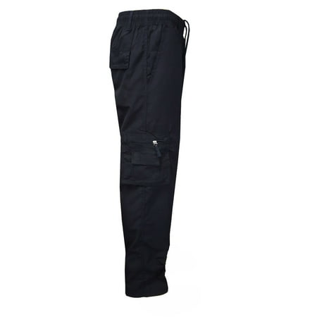 - Urkutoba Men's Elasticated Waist Cargo Combat Trousers Pants.Up to size 3XL