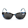 thumbnail image 4 of V.W.E. Women's Bifocals Reading Sunglasses Reader Glasses Vintage Outdoor Cateye Black Leopard Marble, 4 of 4