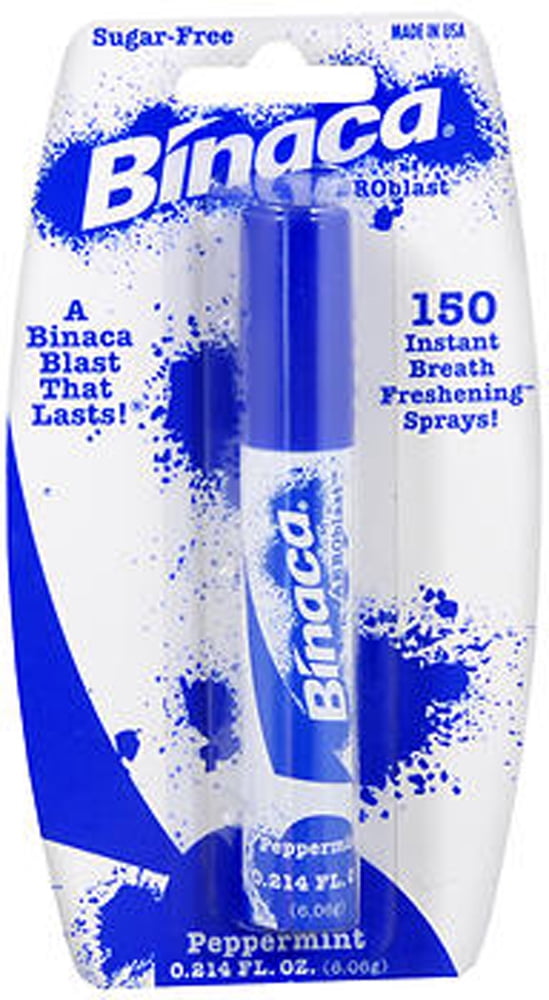 Binaca Aerosol Breath Spray PepperMint 0.20 oz