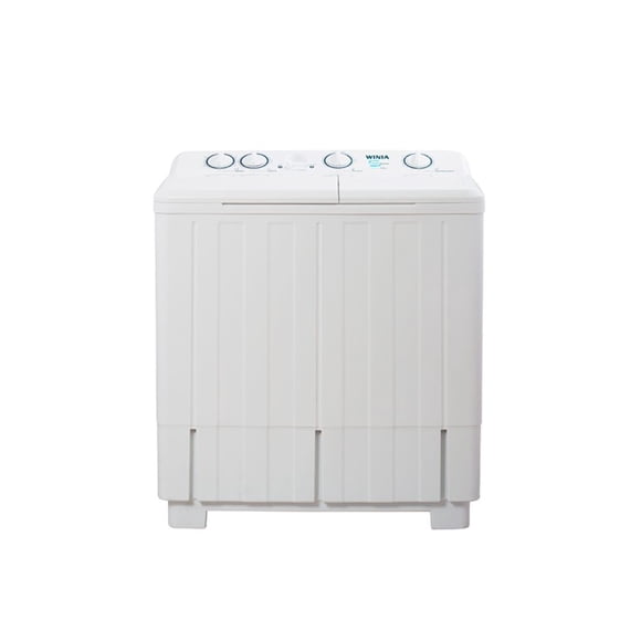 Lavadora semiautomática Winia de 2 tinas 15 kg Con diseño en color blanco DWM-K300PW