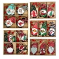 thumbnail image 2 of Colgantes de madera para Navidad, adornos navideños para árbol de Navidad, regalos de Feliz Año Nuevo, 2023, 2024, 2 of 4