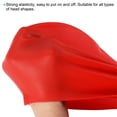 thumbnail image 4 of Uxcell Silicone Swim Caps Unisex NonSlip Pool Caps Waterproof Elastic Swimming Hats Red, 4 of 5