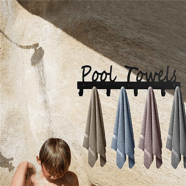 Outdoor pool towel hooks hotsell