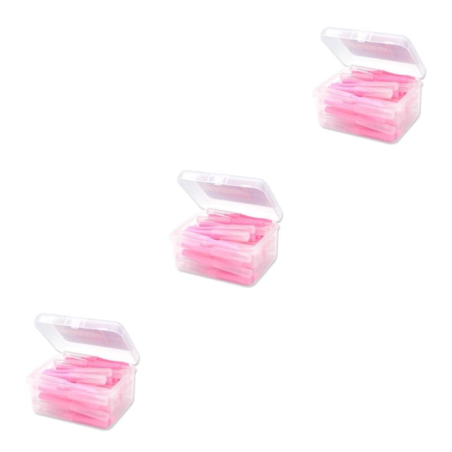 Seitruly Cepillo interdental de 40 Uds., hilo flexible, cepillos de de empuje, herramienta de higiene bucal para interiores y exteriores, Type3 NO3 Seitruly CBP089676