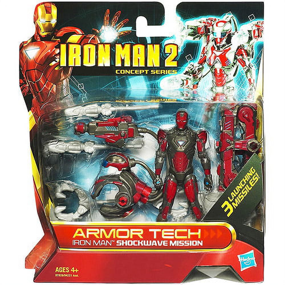 Concept Series Armor Tech Iron Man Shockwave Mission Action Figure