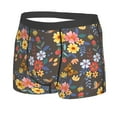 thumbnail image 2 of Junzan Colorful Flowers With Butterfly Mens Underwear Boxer Briefs For Men’s - Large, 2 of 9