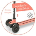thumbnail image 5 of Chillafish Scotti 3-Wheel Lean-to-Steer Scooter for Kids Ages 3+, Adjustable Height, Lightweight Twintip Deck with Brake, Flamingo, 5 of 9