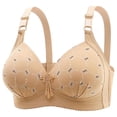 thumbnail image 4 of Sakmal Bras for Older Women Bralette Full Coverage Jelly Beige Soft Cup Ladies T-Shirt Bra 2X, 4 of 4