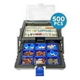 thumbnail image 2 of 500pc Rotary Tool Accessories Attachments Kit in Cantilever Organizer Case Box Set, 2 of 8