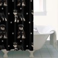 thumbnail image 4 of Schnauzer Dog Shower Curtain 36"x72" ,Bathroom Decorative Shower Curtains Set with 12 Hooks,Modern Waterproof Washable Shower Curtain, 4 of 6