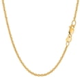 thumbnail image 1 of 14k Yellow Gold Forsantina Chain Necklace, 2.3mm, 18", 1 of 1