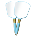 thumbnail image 1 of Handheld Mirror with Handle, for Vanity Makeup Home Salon Travel Use, 1 of 5