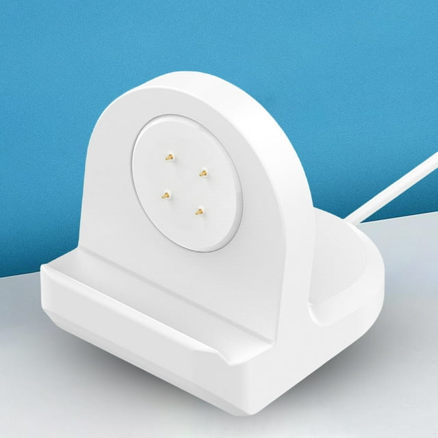 Estación de carga con soporte de cargador de silicona para Google Pixel Watch 2 (blanco)