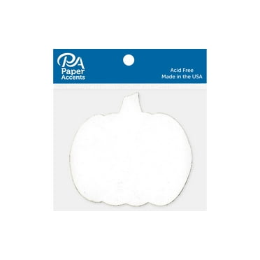 Chip Shape 6pc Large Pumpkin White