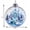 D, variant on Christmas Story Ornament Ball, Mini Holiday Scene Tree Hanging Decor with Lights for Window Mantel Shelf(A)