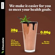 Keto Chow CORE Chocolate with Stevia Ultra Low-Carb Meal Shake, 21 Servings