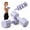 Purple, variant on AbahubFit Adjustable Dumbbells Set for Women, Click-Lock Design with 12 Weight Plates, 4-in-1 Multiple Weight Options, Compact Home Gym Equipment