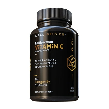 Whole Food Vitamin C Complex   All Natural Plant Based Vitamin C   Vegan   Keto