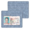thumbnail image 1 of Tarjetero Fintie Slim, minimalista, de piel con bloqueo RFID, 1 of 7