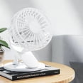 thumbnail image 4 of Ventilador portátil con carga USB, mini ventilador de escritorio con clip de 360 grados, 4 of 5