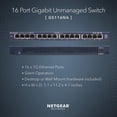 thumbnail image 2 of Conmutador no administrado Gigabit Ethernet de 16 puertos NETGEAR GS116NA, 2 of 5