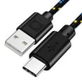thumbnail image 6 of HomeLife 1M/2M 2-in-1 Fast Charging Multicolor Braided Type-C USB Cable Data Line Cord, 6 of 13