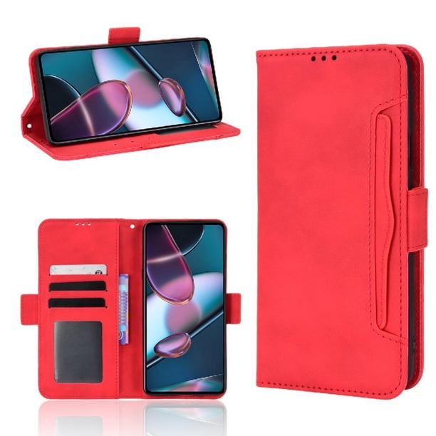 Funda Tipo Billetera GANGXUN para Motorola Edge 30 PRO – Tapa Flip con Tarjetero